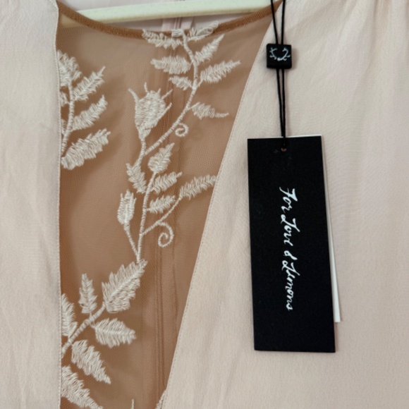 For Love & Lemons Emelia Dress Dusty Pink (XS) - Picture 4 of 6